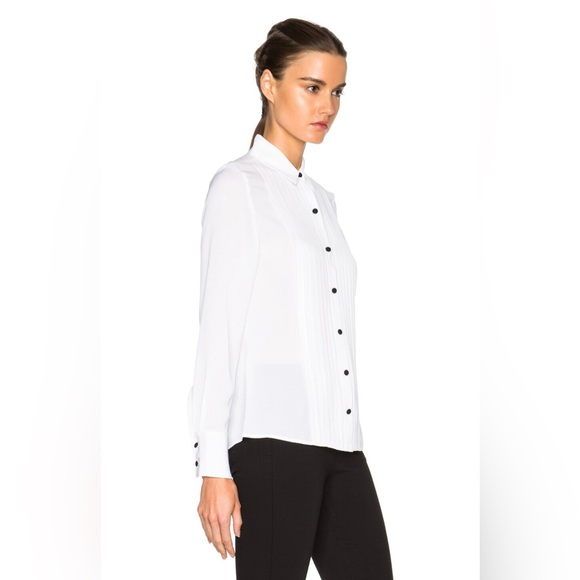 FRAME Denim Tuxedo Top  SIZE: SMALL - Picture 4 of 16